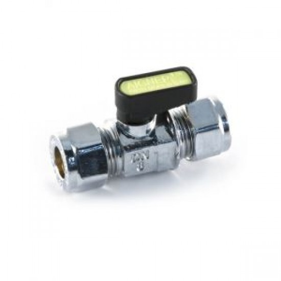 6mm x 6mm Mini Gas lever Ball Valve - 6mm Compression scCX-6-92A