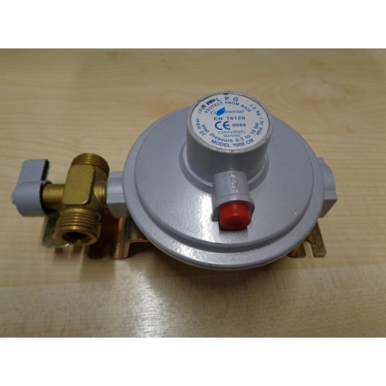 Continental Gas Regulator M20 Model 700E CM C/w Manual change over valve Caravan Motor home Marine sc104C1