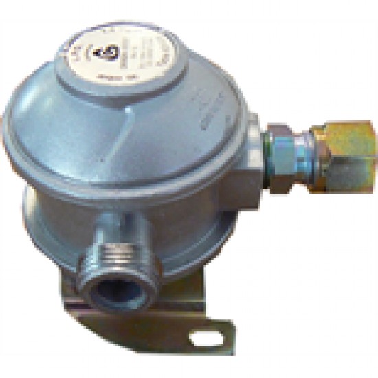 Cavagna 8mm 30 mbar Bulkhead Gas Regulator left hand outlet 4214901076Caravan Motorhome SC104L