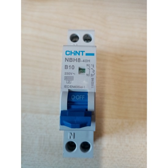 MCB CHNT NBH8 40H B10 230v IEC/EN60898 CARAVAN MOTORHOME SC122T2