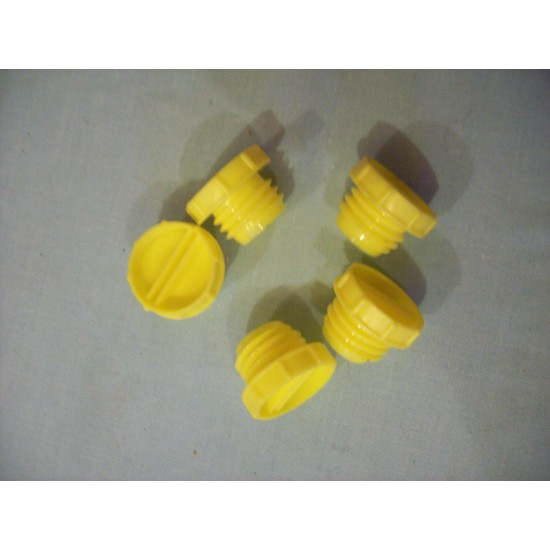 AL-KO Secure Lock Receiver Yellow Screw in caps 1552863 pk of 5 sc159C5