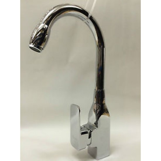 Taps GEM Hengrave Single Lever Kitchen Mixer Tap 100703001 Home Kitchen Static SC165N