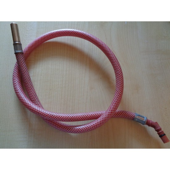 USED 900mm Flexi ( Hose ) Tap Tails for Riech Tap 12mm push on Brass Connectors Red HOT Caravan Motorhome SC169CRU