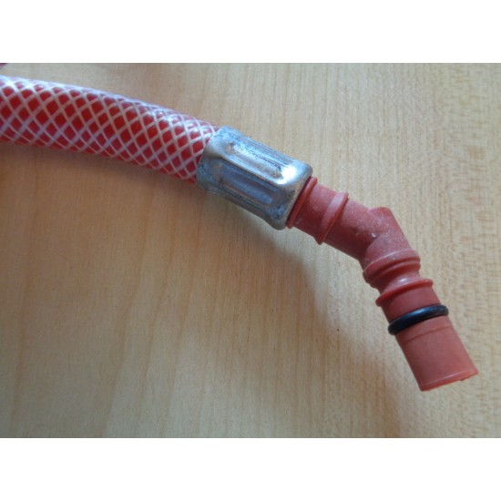 USED 900mm Flexi ( Hose ) Tap Tails for Riech Tap 12mm push on Brass Connectors Red HOT Caravan Motorhome SC169CRU