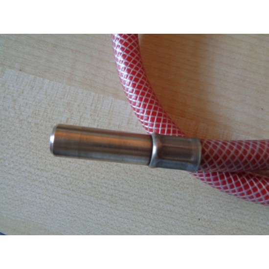 USED 900mm Flexi ( Hose ) Tap Tails for Riech Tap 12mm push on Brass Connectors Red HOT Caravan Motorhome SC169CRU