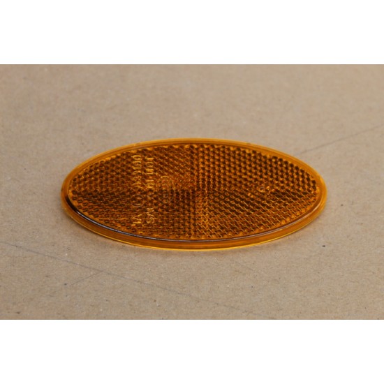 Hella Oval amber reflectors 023190 100mmx45mm stick on bailey CARAVANS sc199C