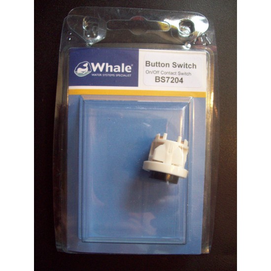 Whale Button Switch on / off Contact Switch BS7204 Whale Spares / Parts Replacement Part For Caravan Motorhome SC206J