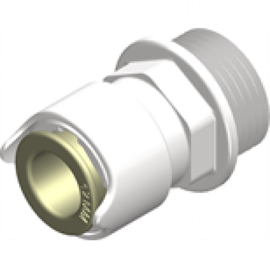 Whale WU1214B Straight Tap Tail adaptor 1/2in BSP Male Pipe Fittings Caravan Motorhome SC206R21