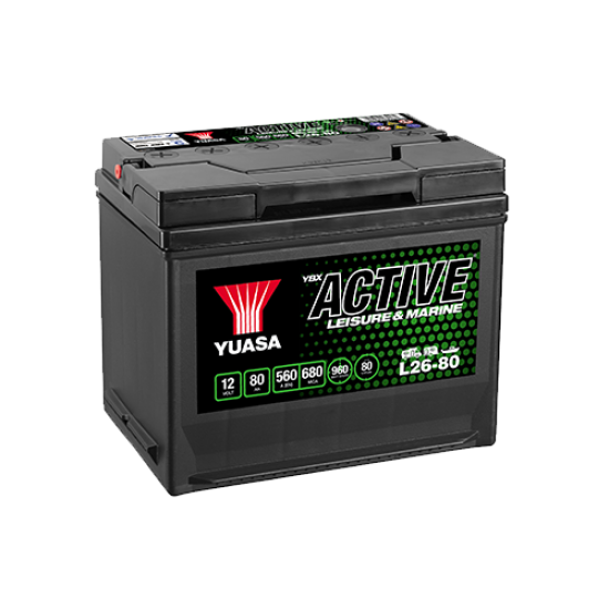 L26-80 YUASA LEISURE BATTERY 12V volt 685UR 80ah 560CCA COLLECT ONLY CARAVAN MOTORHOME LEISURE MARINE SC320B