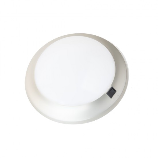 CIRRO INTERIOR LIGHT 250mm DIAMETER SWITCHED CARAVAN MOTORHOME SC323B