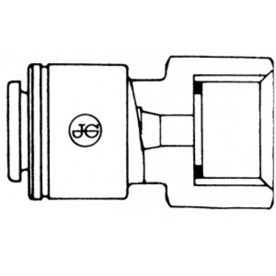 John Guest CM451214FS Push fit Female Adaptor Adapter 12mm x 1/2 bsp thread pipe connector CARAVAN MOTORHOME SC415