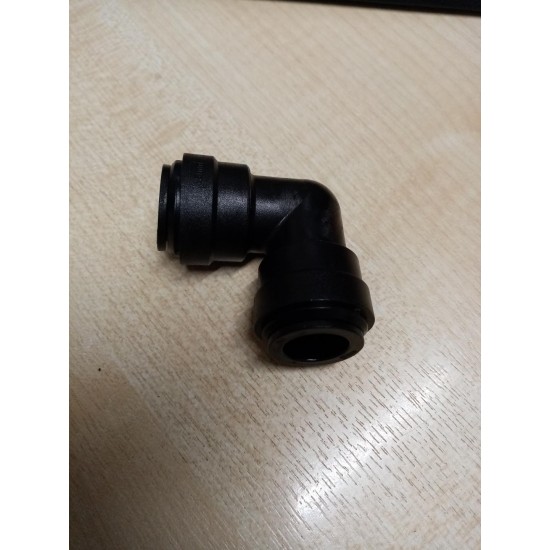 15mm ELBOW SEMI PUSH ON / FIT EQUAL RIGID WATER PIPE Hose Connector Caravan Motorhome SC419C