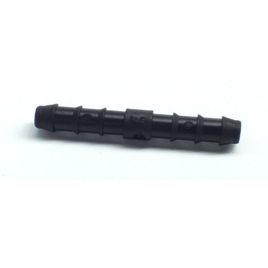 FLEXI PIPE HOSE CONNECTOR JOINER STRAIGHT BLACK OR WHITE CARAVAN MOTORHOME POND 1/2 12mm SC420