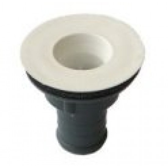 Sink Drain waste 3/4 STRAIGHT PLASTIC WHITE TOP NO PLUG SC423M