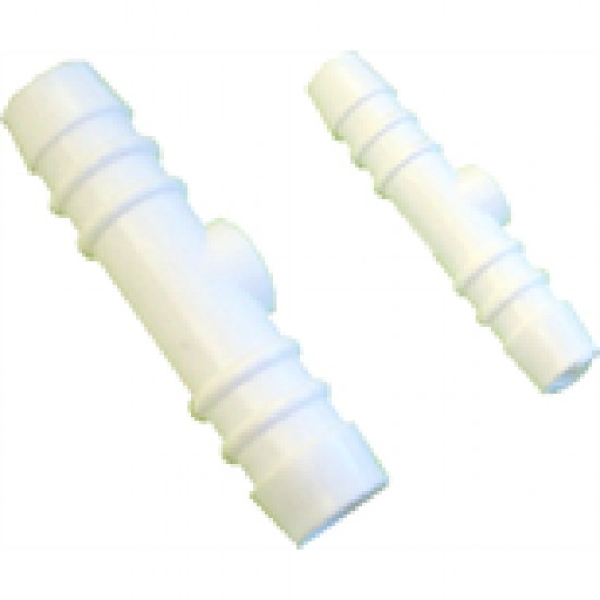 White Nylon Straight Hose Connector 19mm ¾ Caravan Motorhome SC442B