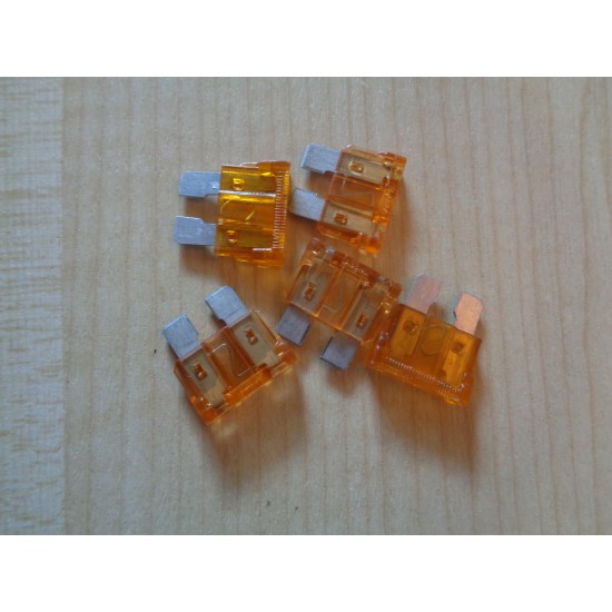 Automotive blade fuse 5amp Orange Fuses Caravan Motorhome scFBFB005