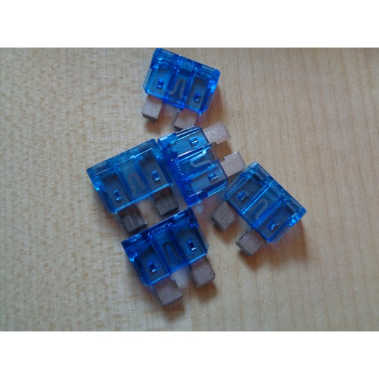 Automotive blade fuse 15amp Blue 5 x fuses Caravan Motorhome scFB008