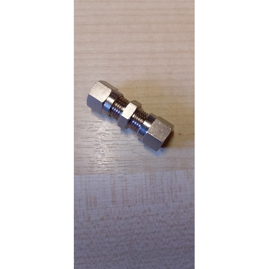 6mm Inline Connector Stainless steel scCX-6-92A1