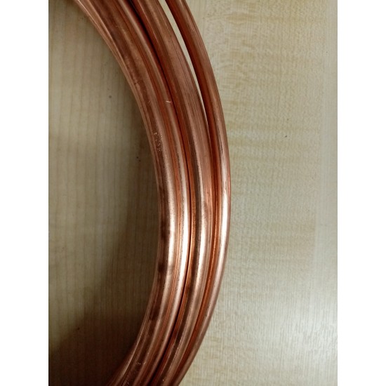 8mm Copper pipe tube 8 x 0.6 TW per mt CX-8-93A1