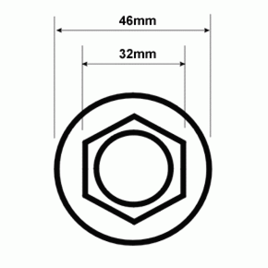 BPW 32mm Hub flange nut Euro 06/98 onwards BPW Chassis Eco One shot / Locknut 02.5273.36.00 SC280B