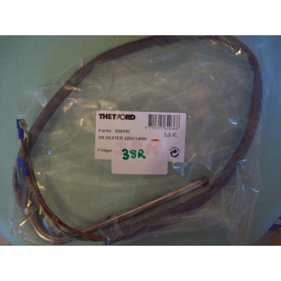 Thetford Fridge Spares pt no SR Heater ELEMENT 220v 140w CARAVAN MOTORHOME 628450 SC38R