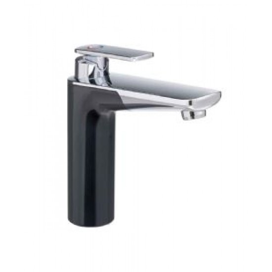 Reich Vektor Single lever Tap Chrome & Black c/w microswitch Caravan Motorhome SC165M3