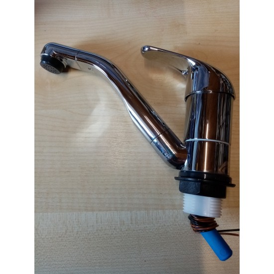 Reich Keramic Carino R1 Mixer Tap Chrome Plated with Spout 150MM Push-fit connector 572-807660CSKM CARAVAN MOTORHOME sc165J