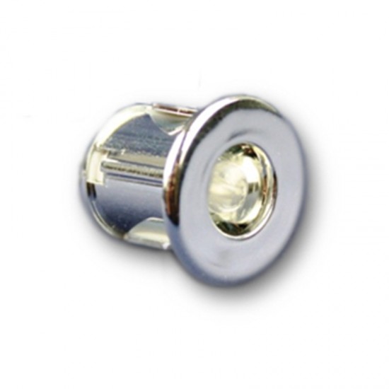 Dimatec Chrome Recessed Mini Spot with Blue LED 200RLS0.06BCR CARAVAN MTORHOME sc323E4