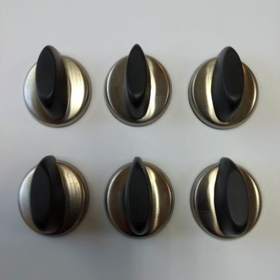 SSPA0906.SA Thetford Cooker Knobs LAMATARS Satin 6 Piece sc473C7