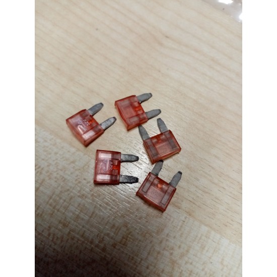 Mini blade fuse 4amp x 5 PINK AUTO MOTORHOME scFB027